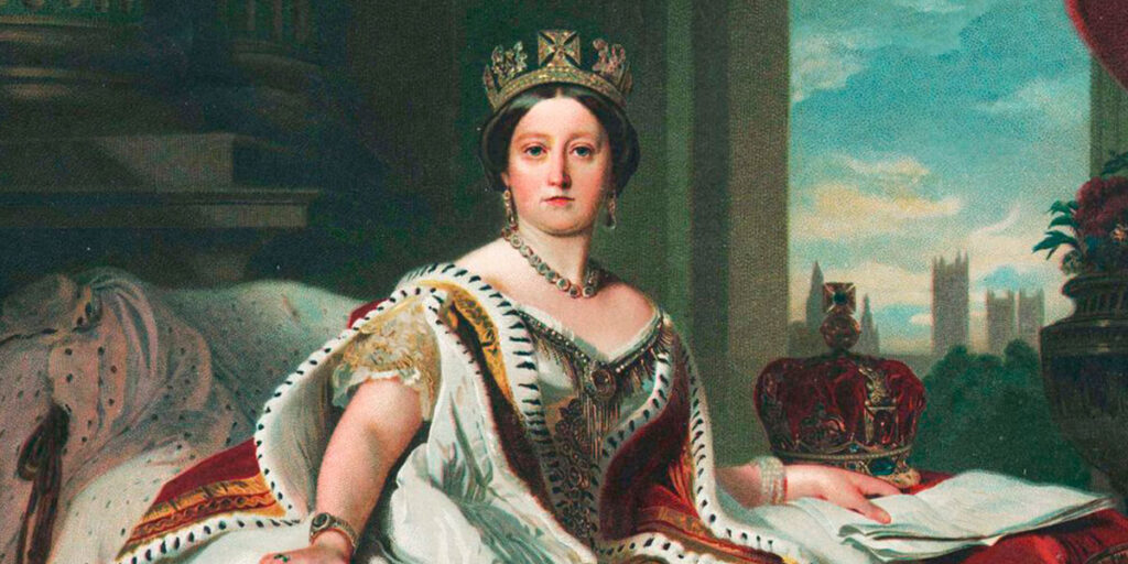 ilustração Rainha Victoria para post da Era Vitoriana