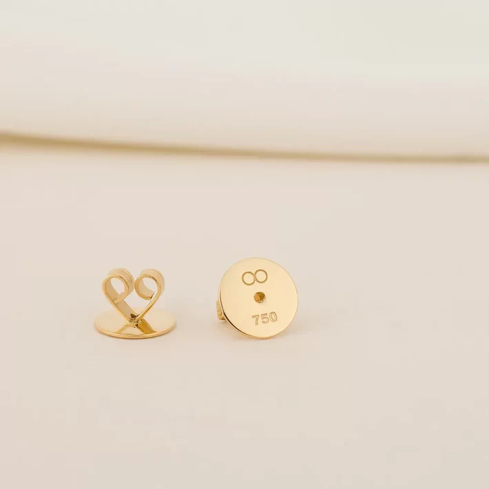 Brinco Turmalina Rosa em Ouro 18K - Image 4