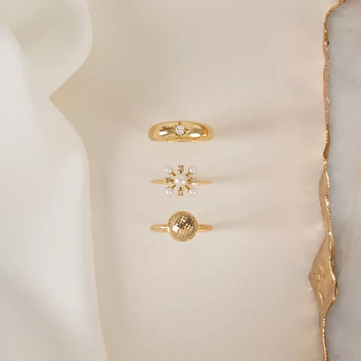 Anel Vega com Diamante em Ouro Amarelo 18K - Image 8